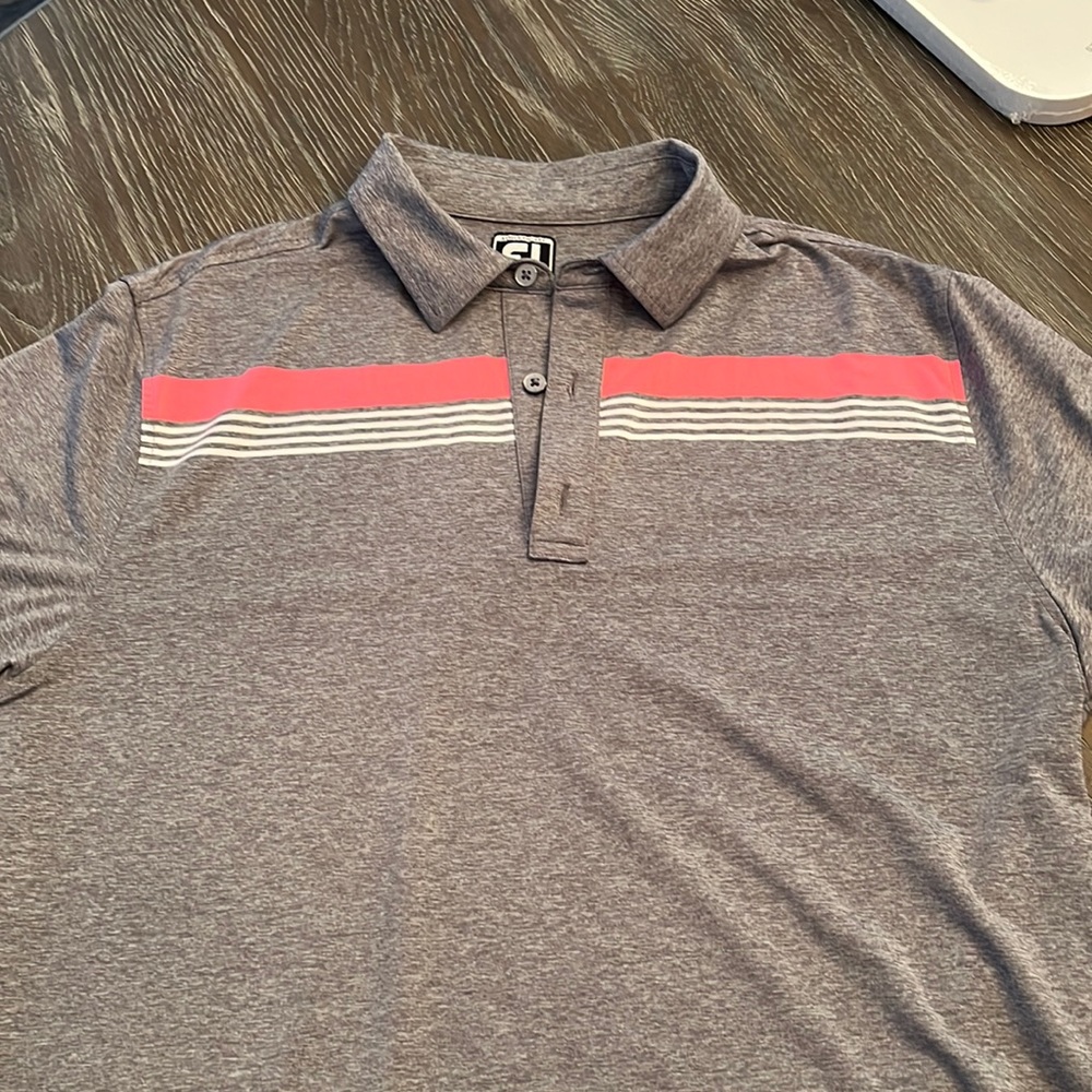 Men’s FootJoy Golf Polo shirt sleeve Polo, size L